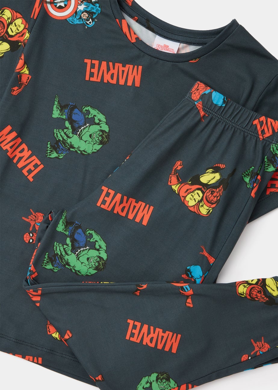 Kids Navy Marvel Pyjama Set (5-12yrs)