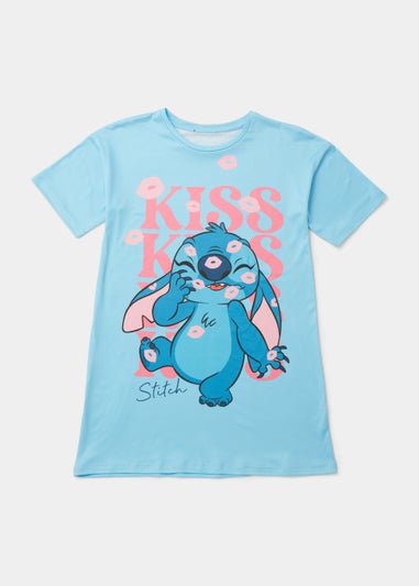 Kids Blue Disney Stitch Nightie (3-9yrs)