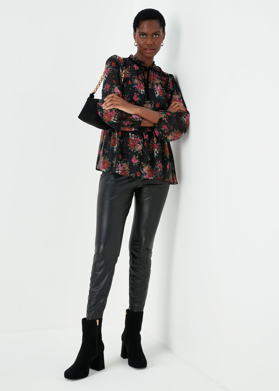Papaya Petite Multicoloured Floral Print Blouse