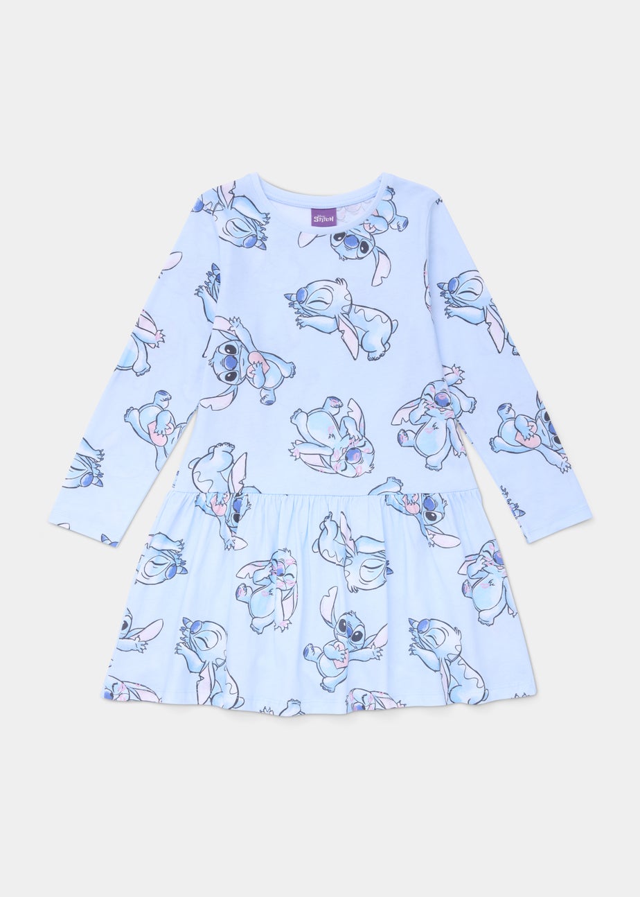 Kids Blue Disney Stitch Dress (3-9yrs)
