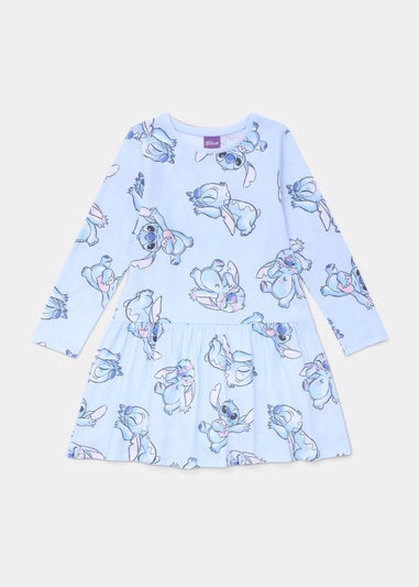 Kids Blue Disney Stitch Dress (3-9yrs)