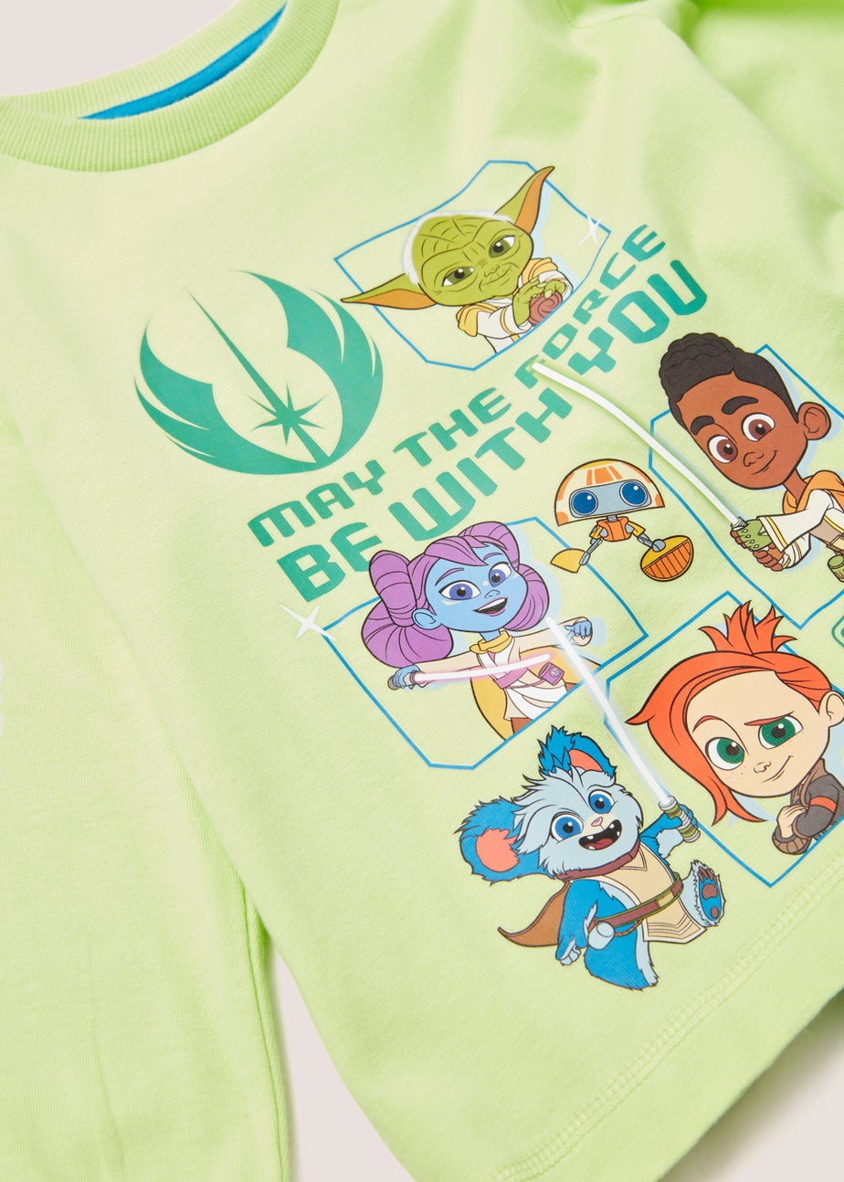 Kids Green Young Jedi Pyjama Set (18mths-6yrs)