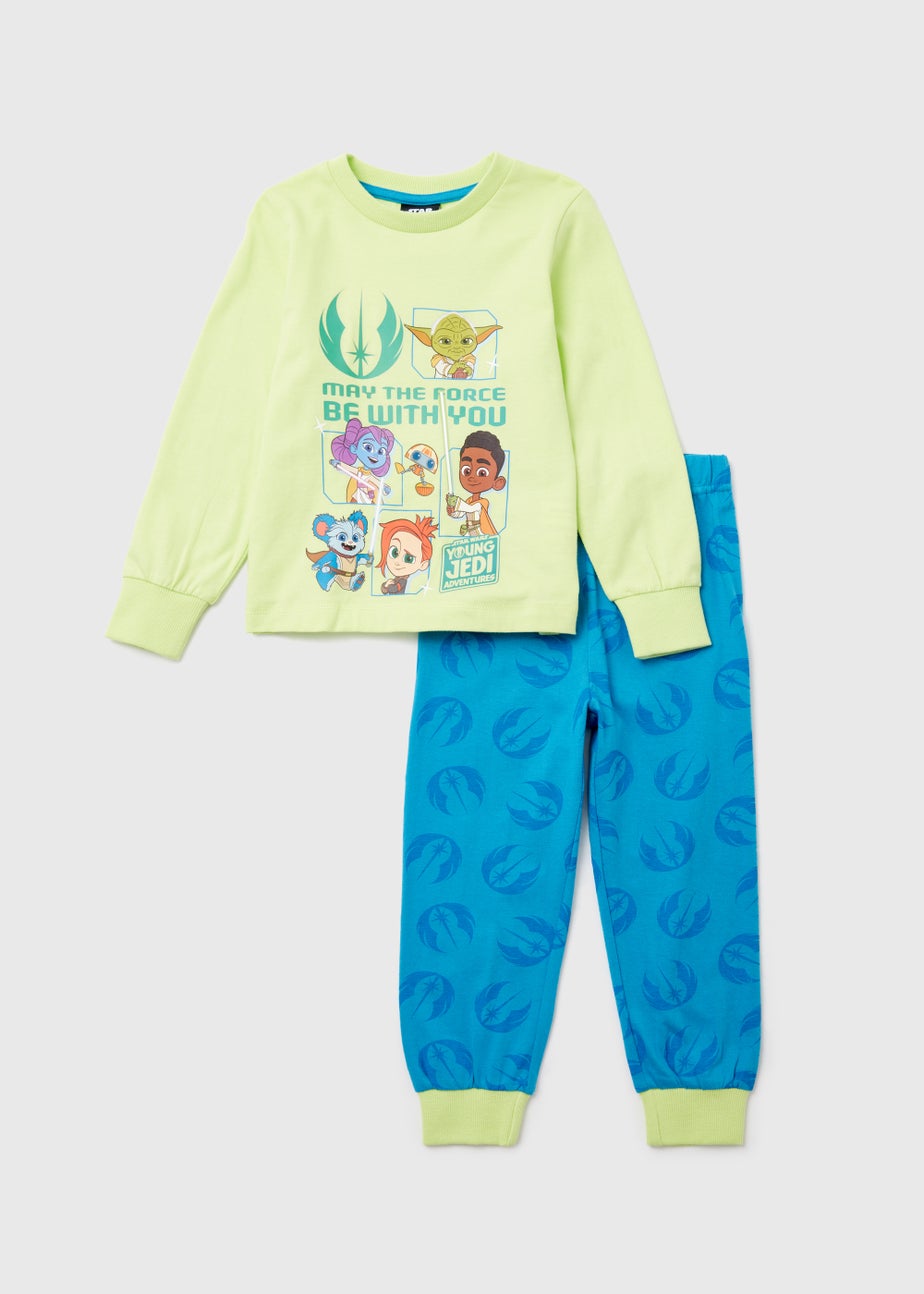 Kids Green Young Jedi Pyjama Set (18mths-6yrs)