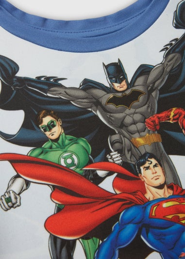 Kids Blue DC Comic Print Short Pyjama Set (5-12yrs)