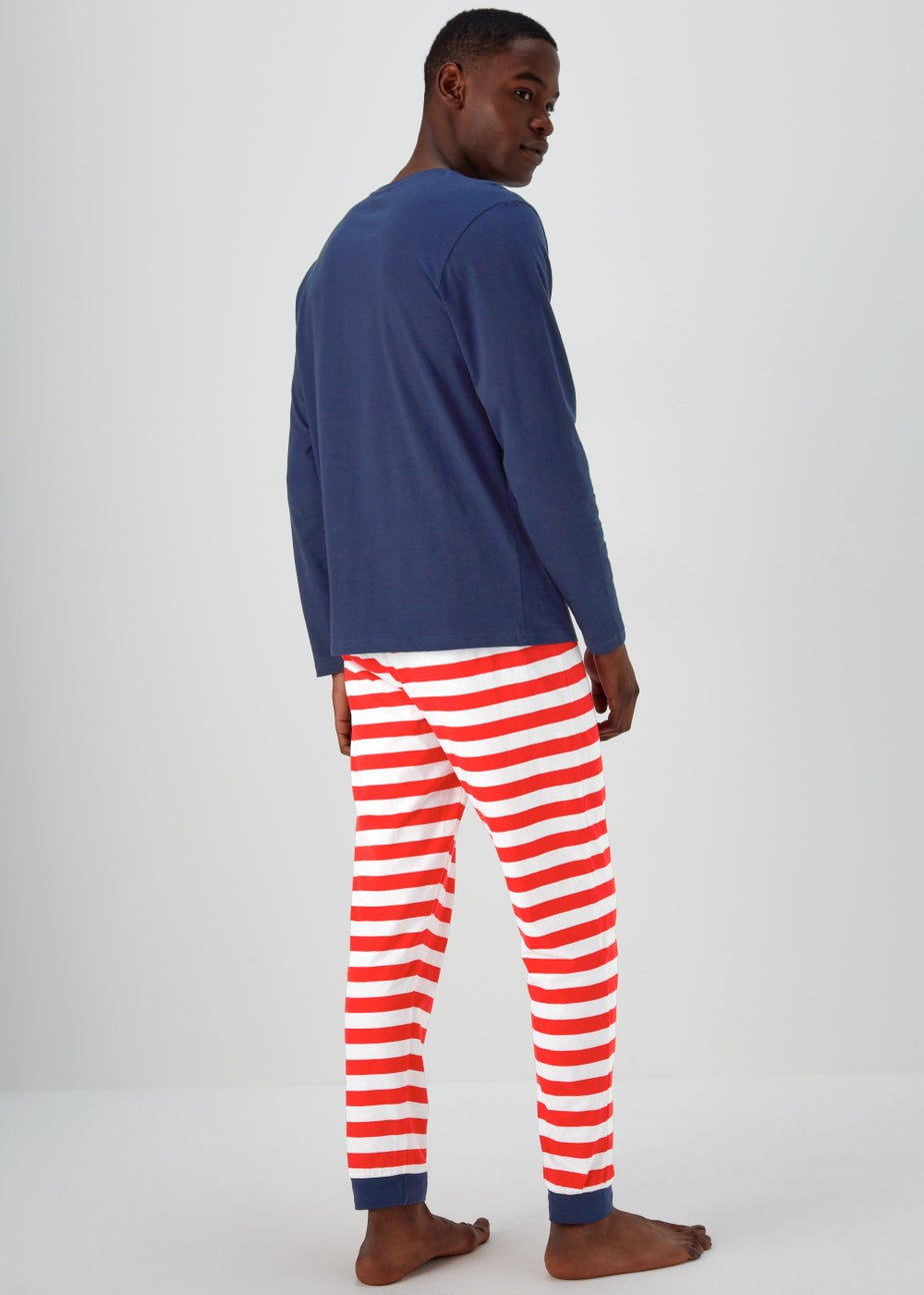 Navy The Grinch Christmas Pyjama Set