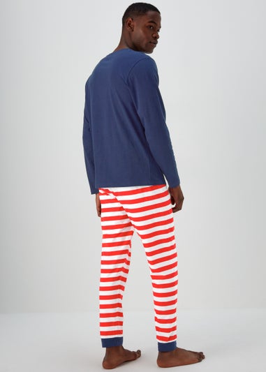 Navy The Grinch Christmas Pyjama Set