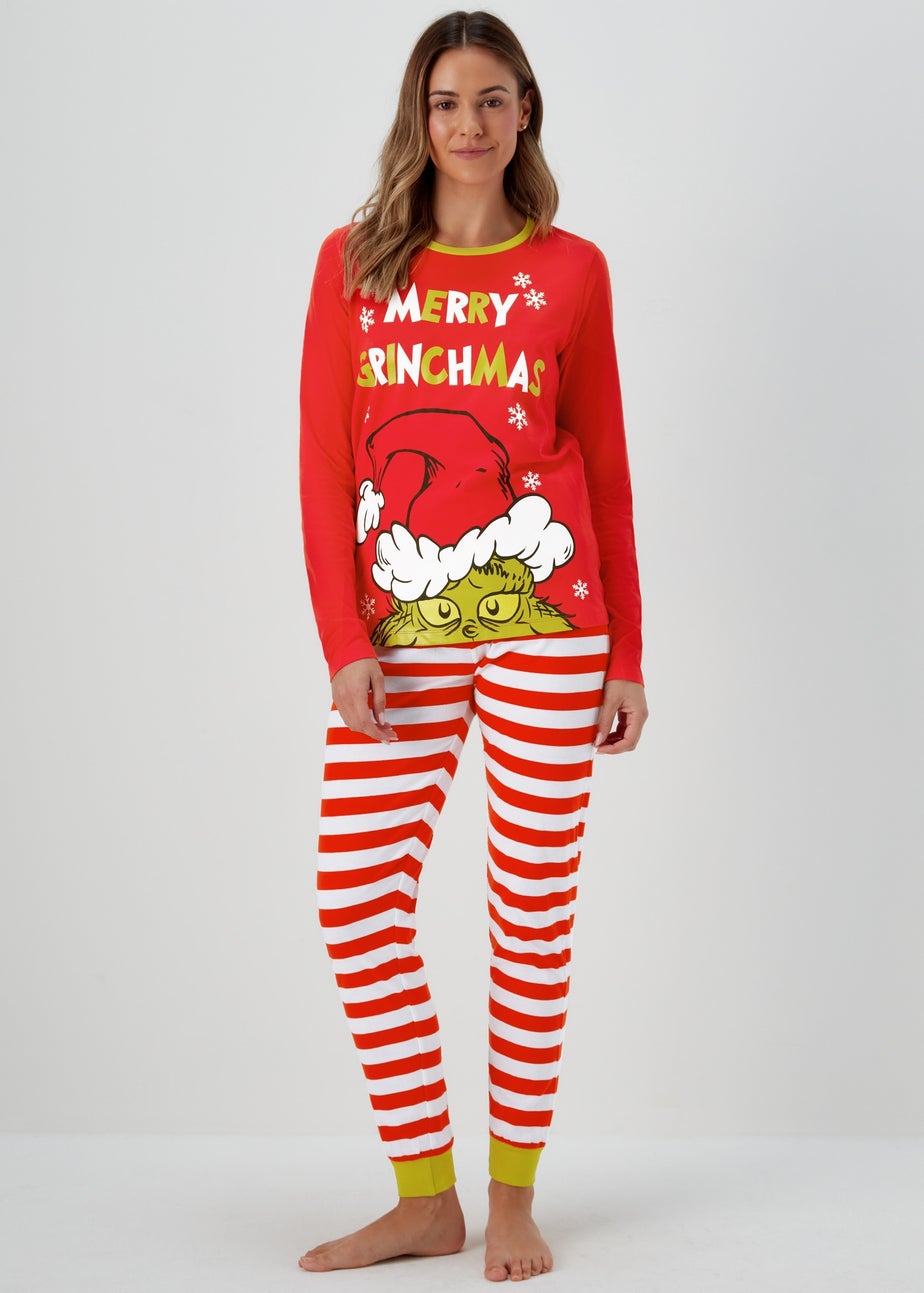 Red The Grinch Pyjama Set