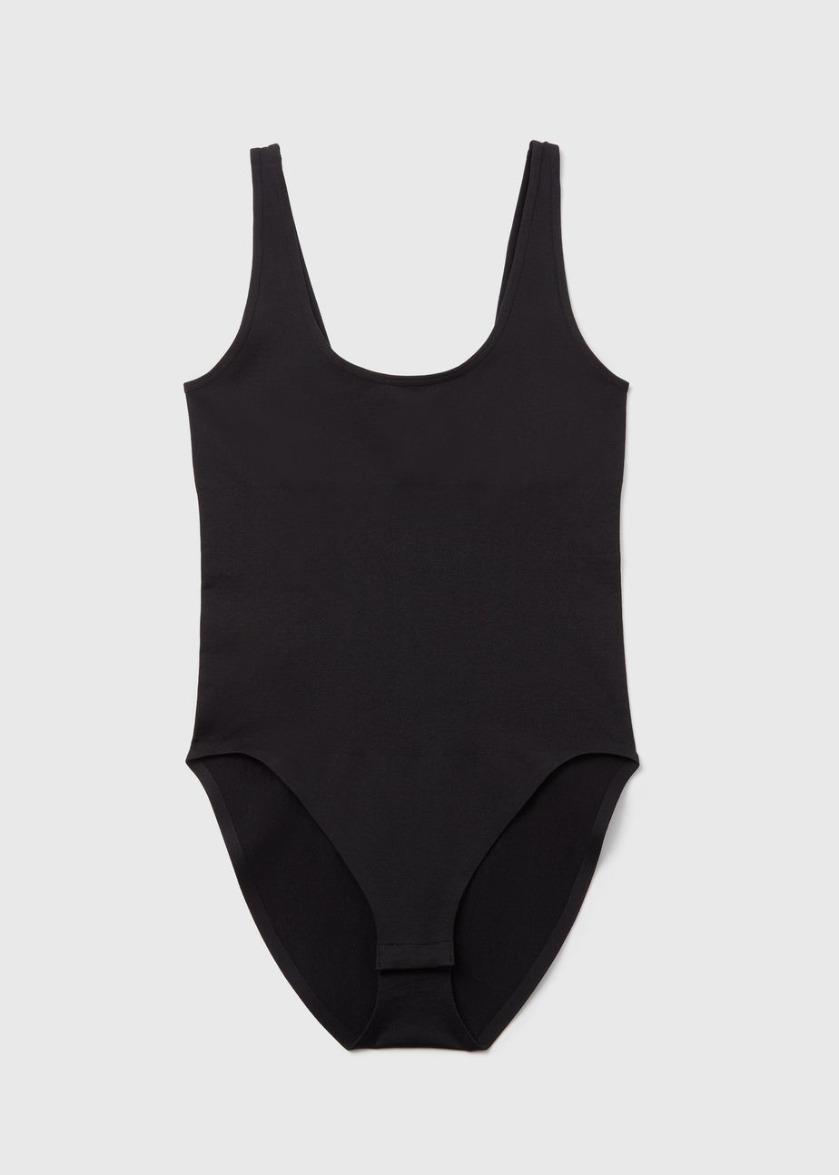Black Seamless Smoothing Bodysuit