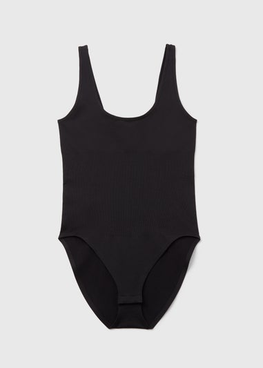Black Seamless Smoothing Bodysuit