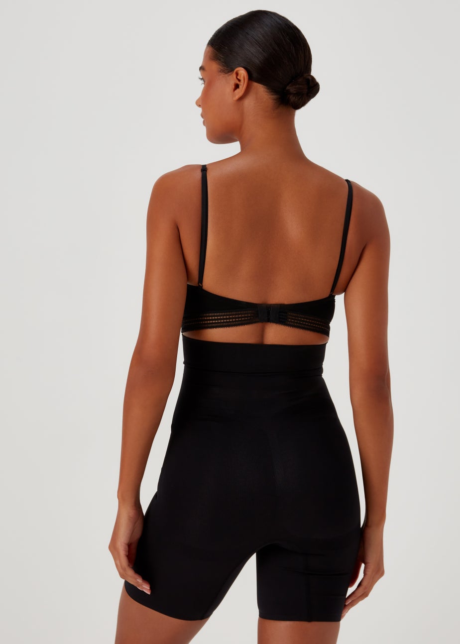 Black Seamless Smoothing Shorts