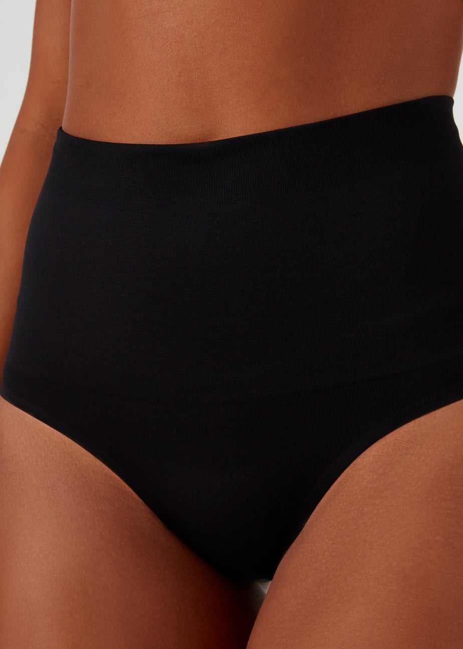 Black Seamless Smoothing Knickers