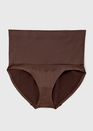 Brown Seamless Smoothing Knickers