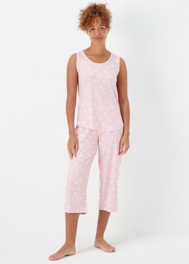 Pink Animal Print Pyjama Set