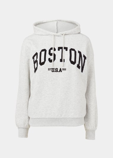 Papaya Petite Grey Boston Hoodie