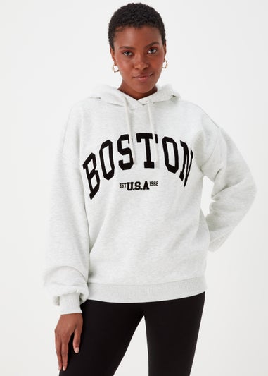 Papaya Petite Grey Boston Hoodie