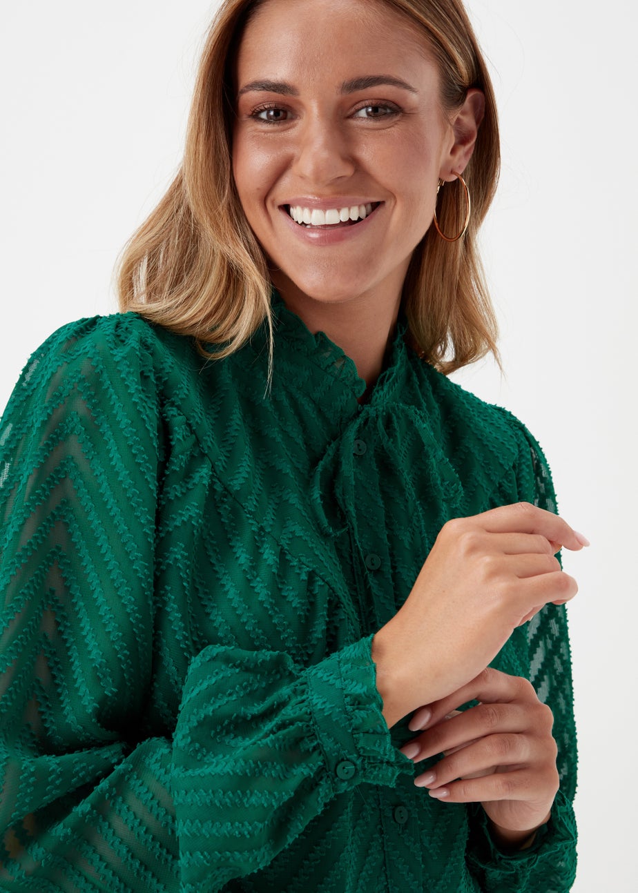 JDY Gretha Green Long Sleeve Top