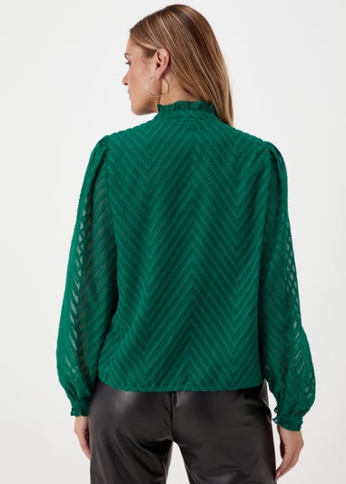 JDY Gretha Green Long Sleeve Top