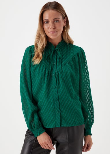 JDY Gretha Green Long Sleeve Top
