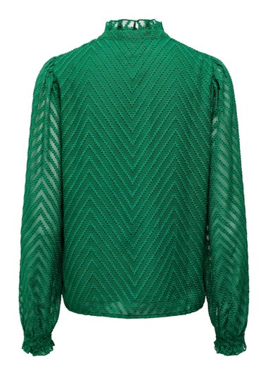 JDY Gretha Green Long Sleeve Top