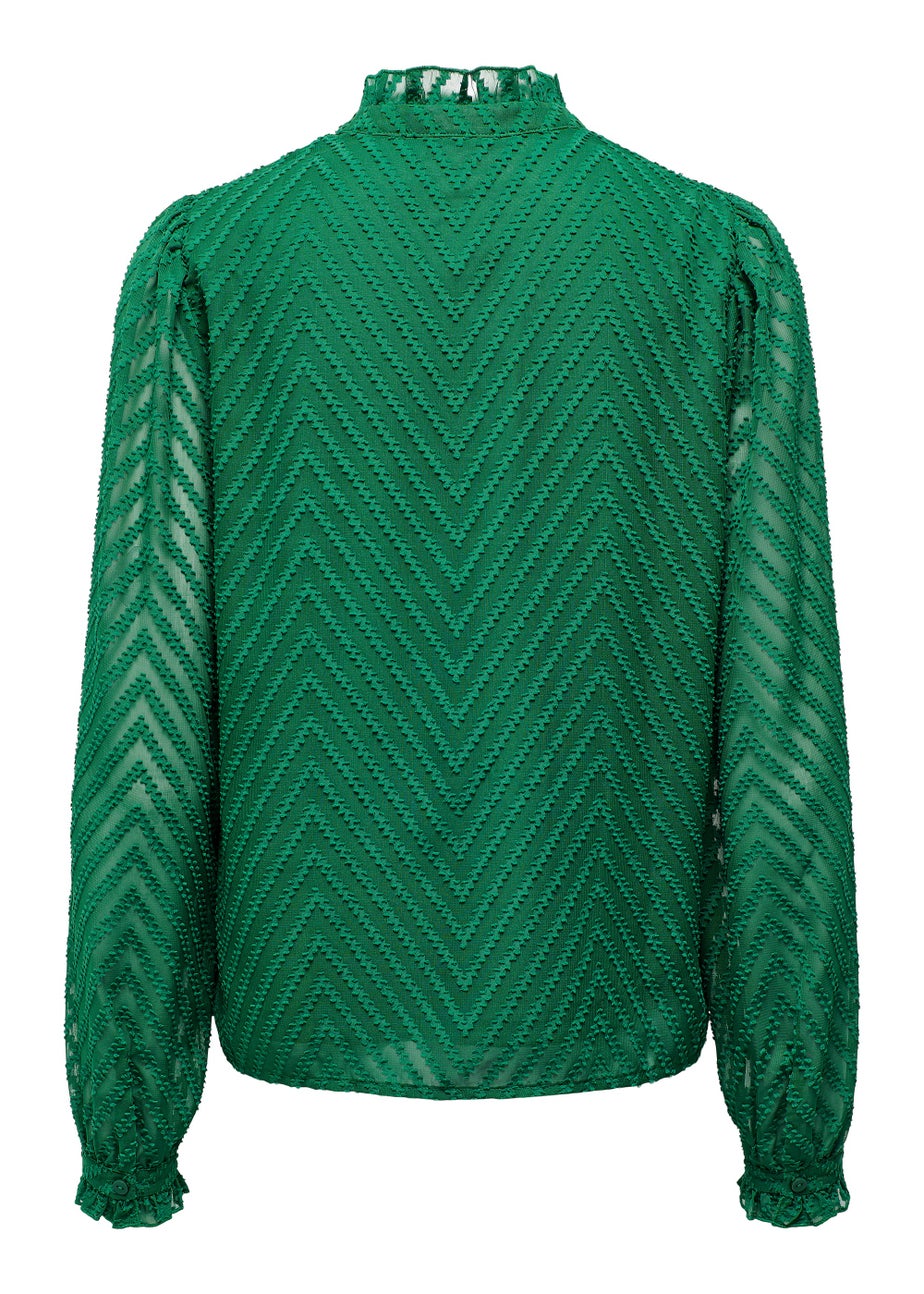 JDY Gretha Green Long Sleeve Top