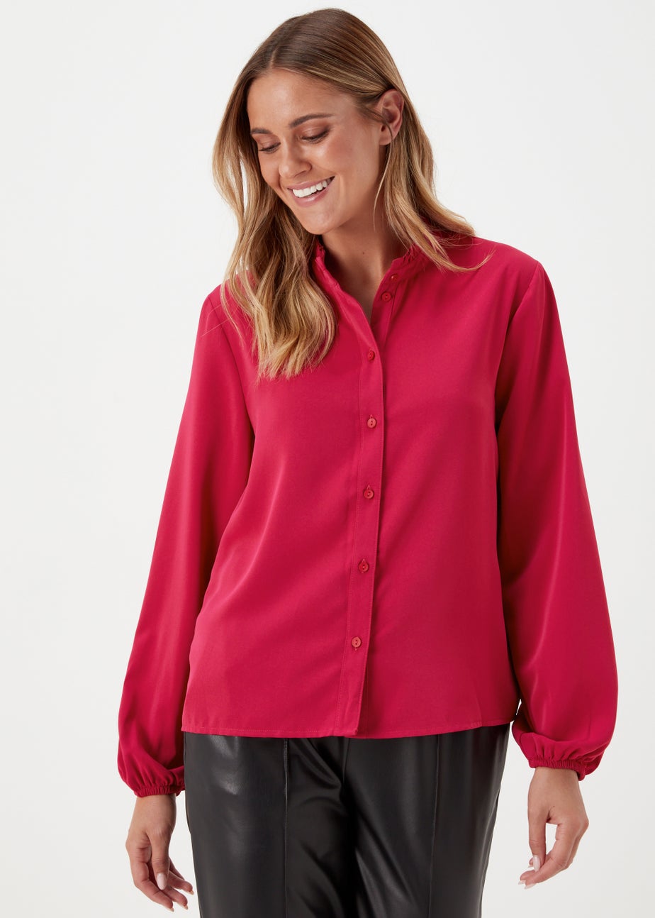 JDY Magnolia Pink Long Sleeve Shirt