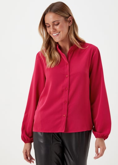 JDY Magnolia Pink Long Sleeve Shirt