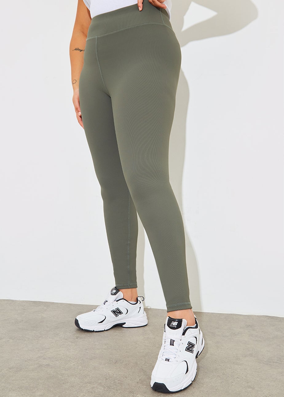 In the Style Khaki Sculpt & Control Leggings