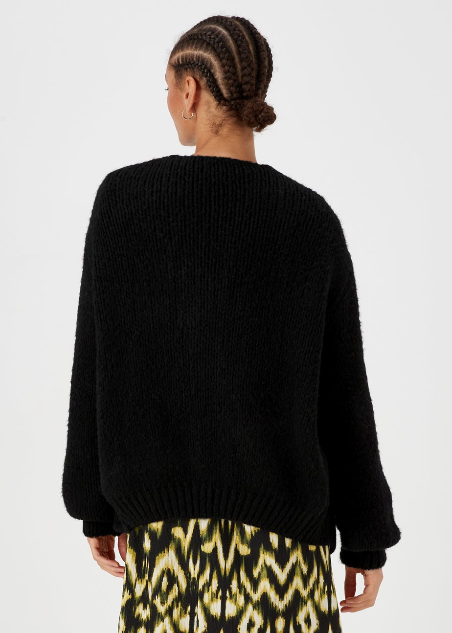 Black Lofty Cardigan