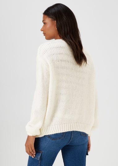 Ivory Lofty Cardigan