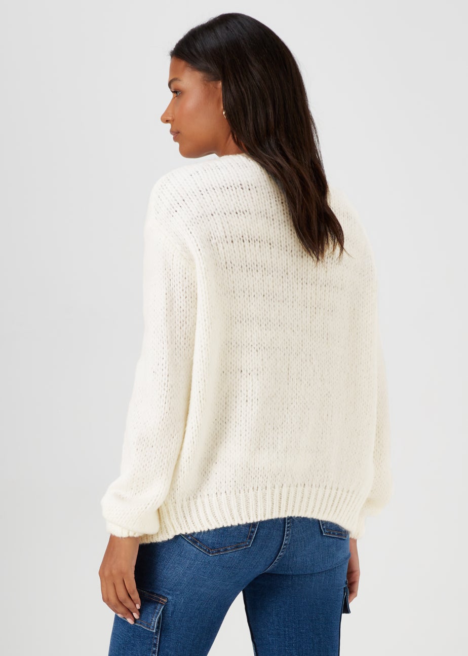Ivory Lofty Cardigan