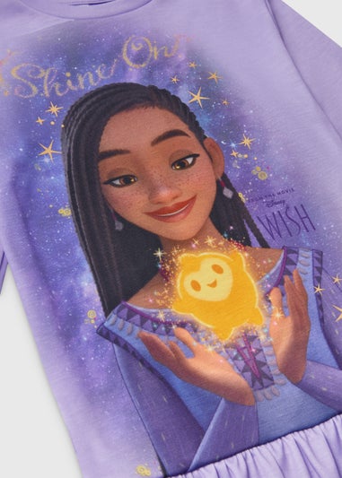 Kids Lilac Disney Wish Nightie (3-9yrs)
