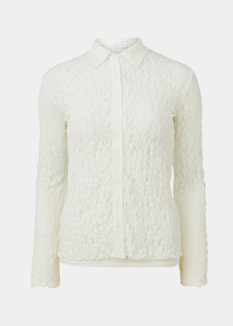 Ivory Lace Shirt