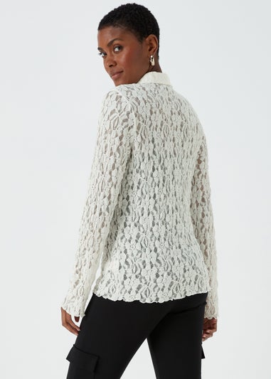 Ivory Lace Shirt