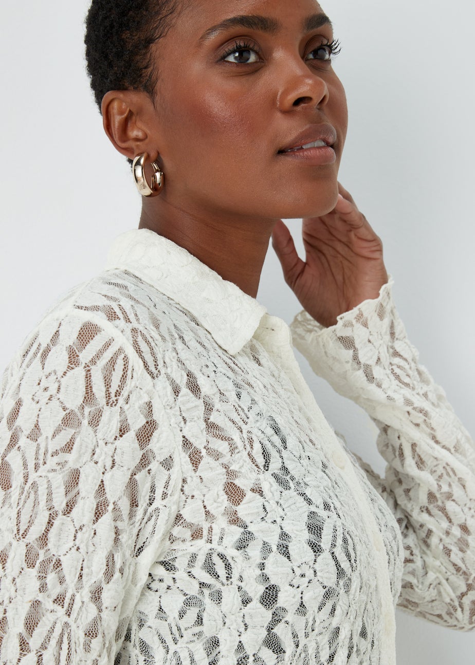 Ivory Lace Shirt
