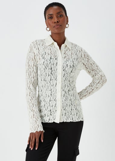 Ivory Lace Shirt