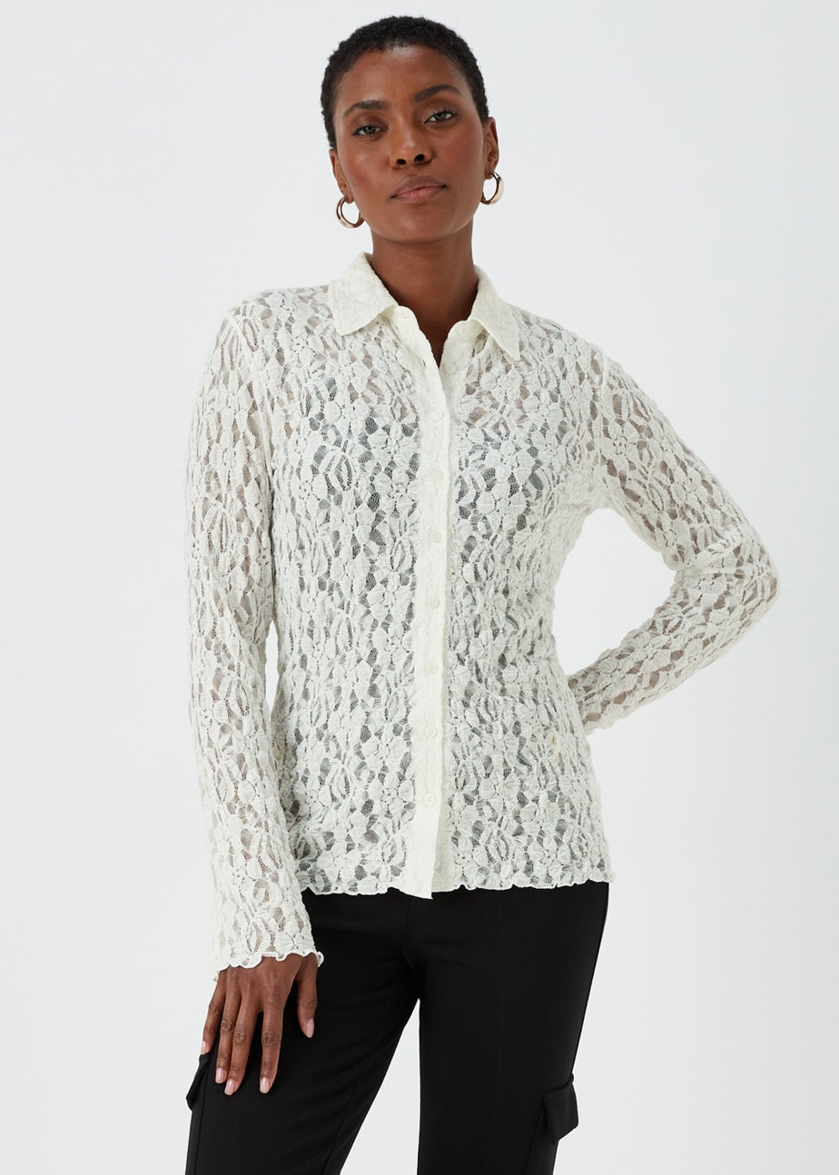 Ivory Lace Shirt