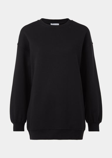 Black Longline Sweatshirt