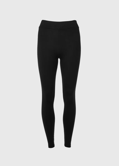 2 Pack Black Cotton Leggings