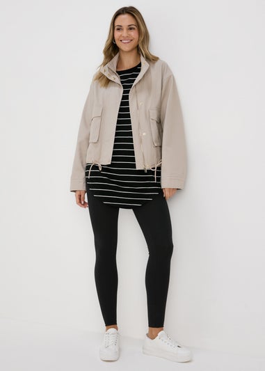 2 Pack Black Cotton Leggings