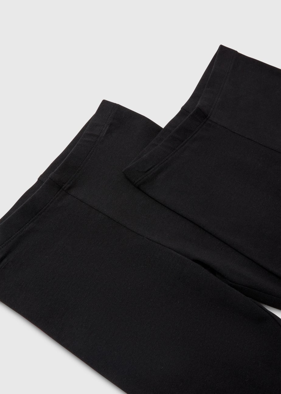 2 Pack Black Leggings (7-15yrs)