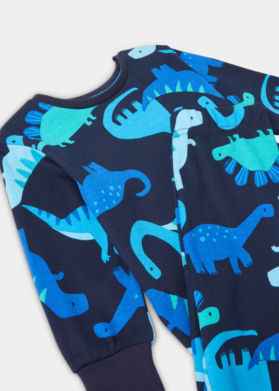 Boys Navy Dinosaur Print (9mths-5yrs)