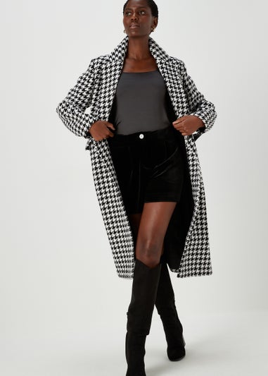 Black Nylon Jersey Top