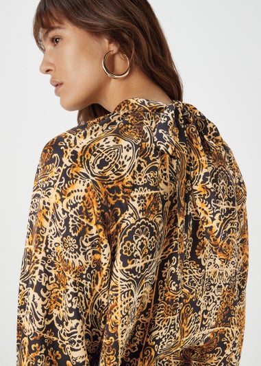 Et Vous Multicoloured Paisley Print Mini Dress