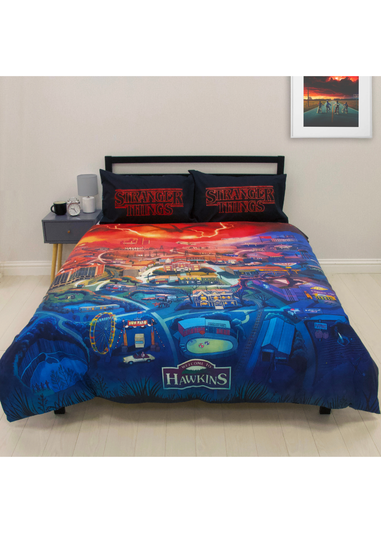 Stranger Things Town Panel Duvet Set