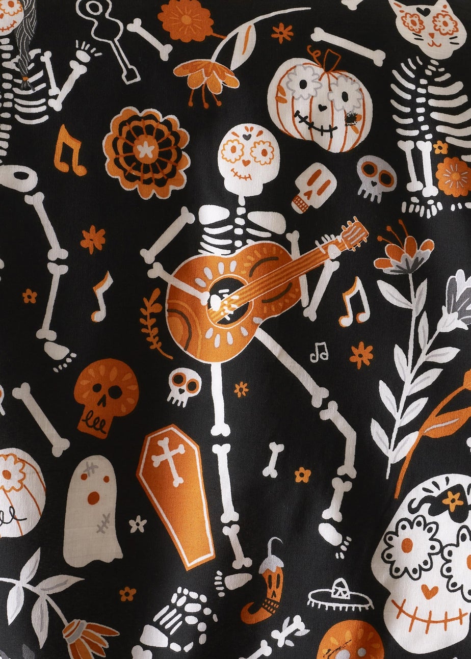 Bedlam Halloween Day of the Dead Duvet Cover Set