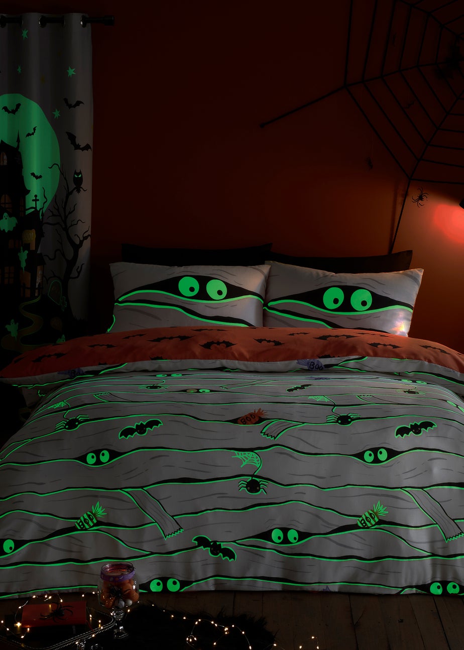 Bedlam Halloween Mummy Duvet Cover Set