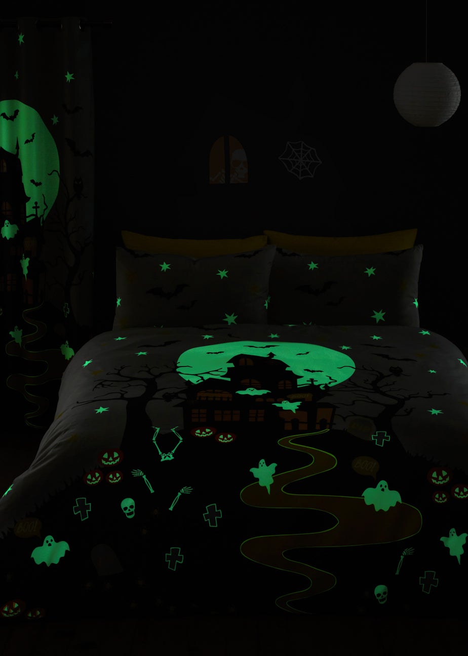 Bedlam Halloween Haunted House Duvet Cover Set