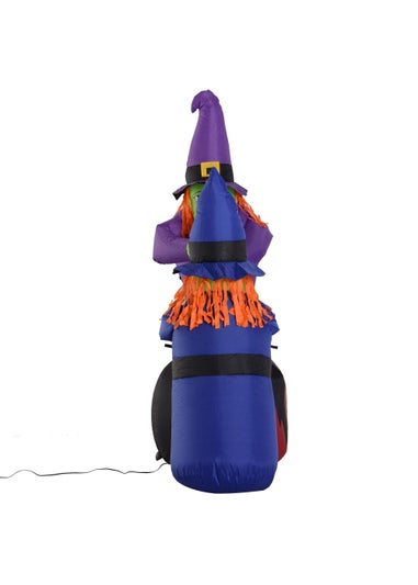 HOMCOM Inflatable Witches (170cm x 60cm x 180cm)