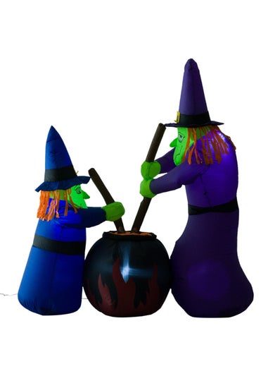 HOMCOM Inflatable Witches (170cm x 60cm x 180cm)