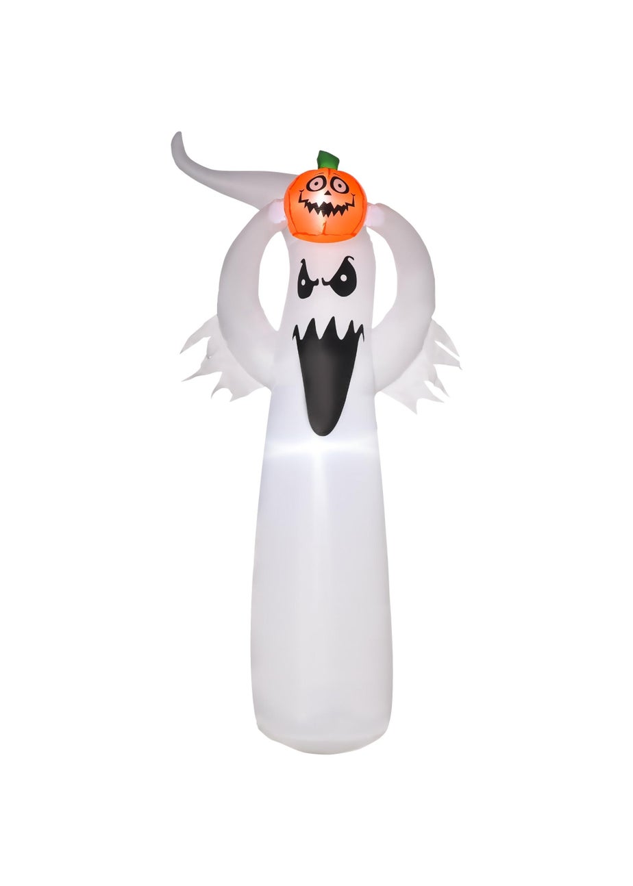 HOMCOM LED Inflatable Floating Ghost & Pumpkin Party (80cm x 40cm x 180cm)